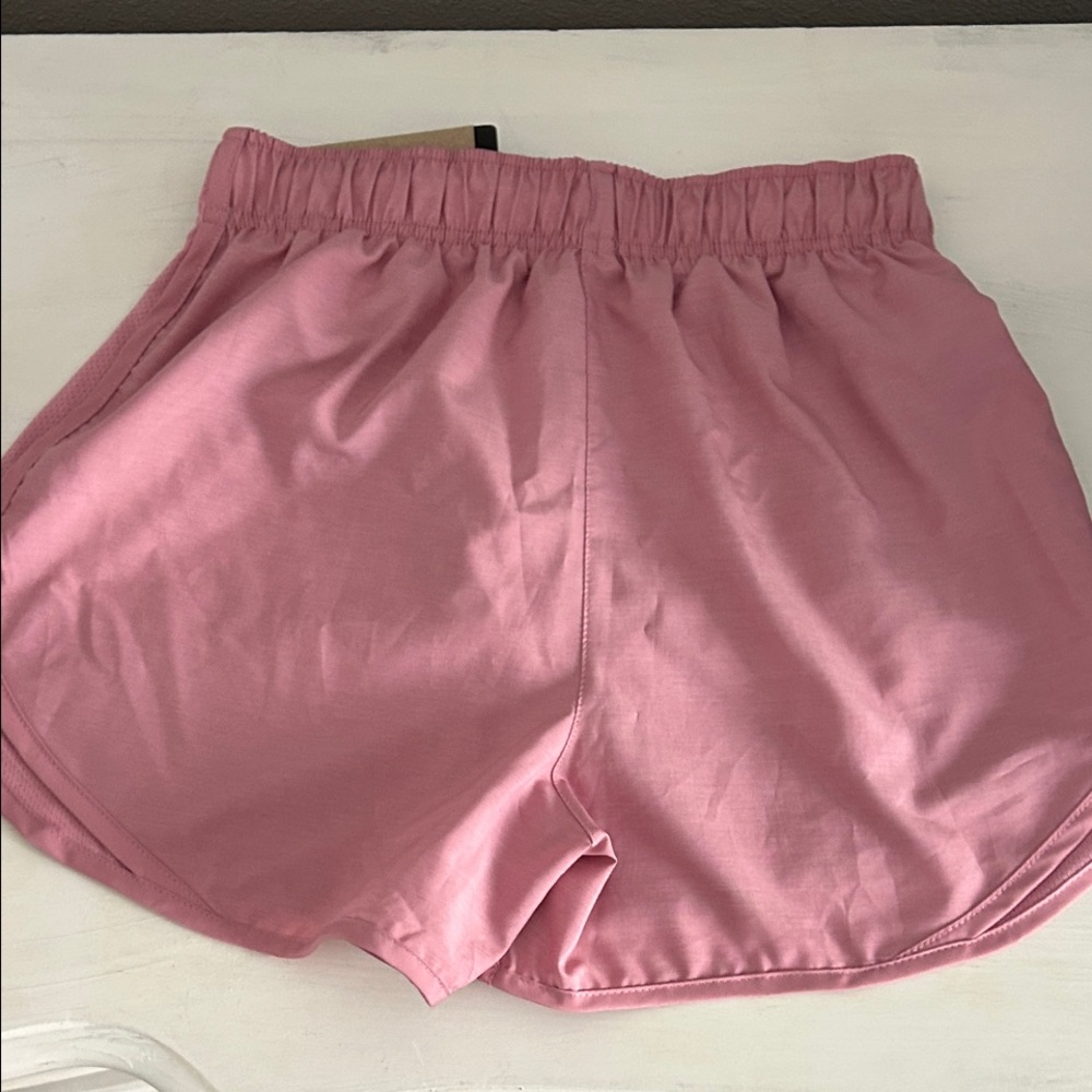 Nike Women's Soft Pink Athletic Shorts - Picture 2 of 2